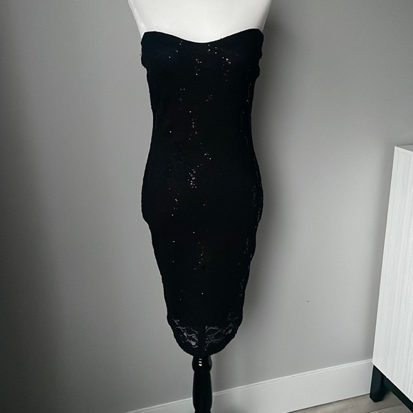 Eclipse Black Lace Sequin Dress 🖤 - Picture 1 of 7